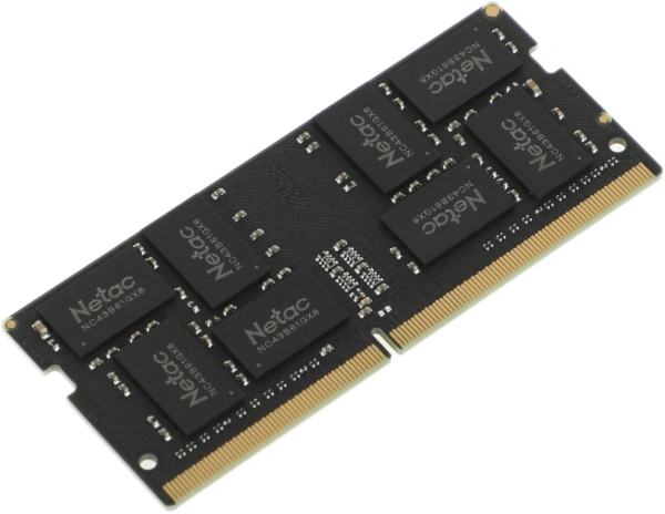 Память DDR4 16Gb 2666MHz Netac NTBSD4N26SP-16 Basic RTL PC4-21300 CL19 SO-DIMM 260-pin 1.2В single rank Ret
