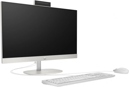 Моноблок HP ProOne 240 G10 23.8" Full HD i5 1335U (1.3) 8Gb SSD512Gb UHDG Free DOS GbitEth WiFi BT 90W клавиатура мышь Cam белый 1920x1080