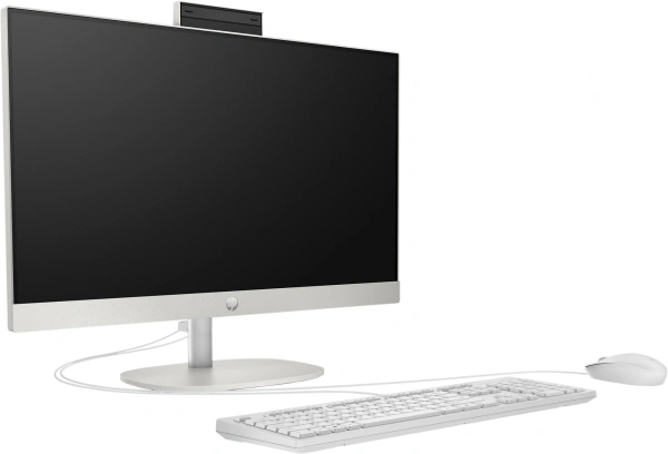 Моноблок HP ProOne 240 G10 23.8" Full HD i5 1335U (1.3) 8Gb SSD512Gb UHDG Free DOS GbitEth WiFi BT 90W клавиатура мышь Cam белый 1920x1080