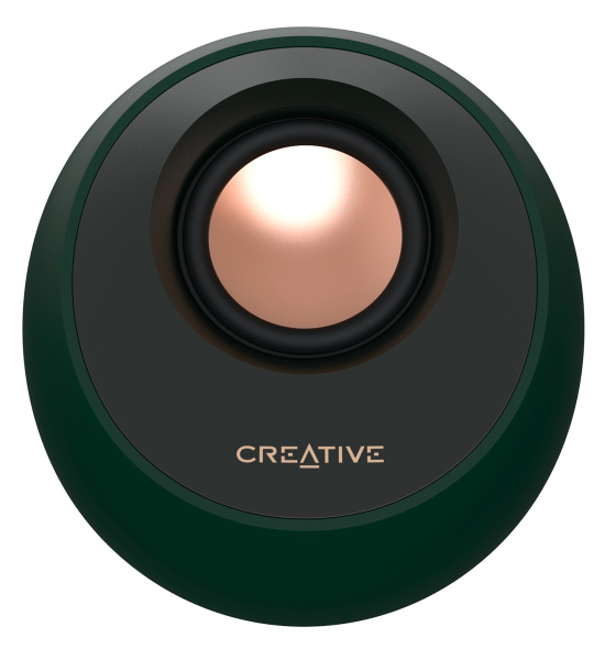 Колонки Creative Pebble Pro 2.0 черный/темно-зеленый 10Вт BT портативные