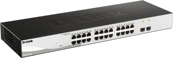 Коммутатор D-Link DGS-1210-26/FL2A (L2) 24x1Гбит/с 2SFP управляемый