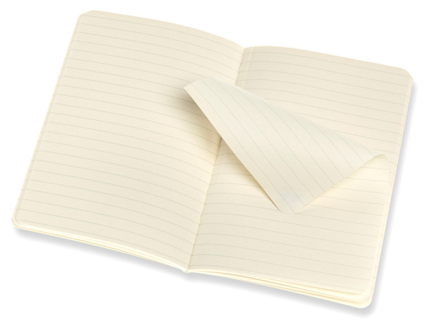 Блокнот Moleskine VOLANT QP711F16B24 Pocket 90x140мм 80стр. линейка мягкая обложка оранжевый/голубой (2шт)