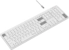 Клавиатура A4Tech Fstyler FBX55C белый USB беспроводная BT/Radio slim Multimedia (FBX55C)