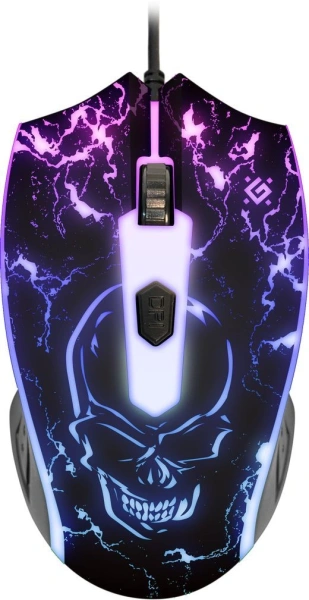 Клавиатура + мышь Defender Aura MKP-117 клав:черный мышь:черный USB slim LED (52117)