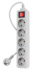 Сетевой фильтр PC Pet AP01006-3-G 3м (5 розеток) серый (пакет ПЭ)