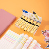 Текстовыделитель Deli EU356-YL Macaron скошенный пиш. наконечник 1-5мм желтый пастельный