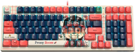 Клавиатура A4Tech Bloody AT98 Proxy Boom механическая бежевый/красный USB for gamer LED (AT98)