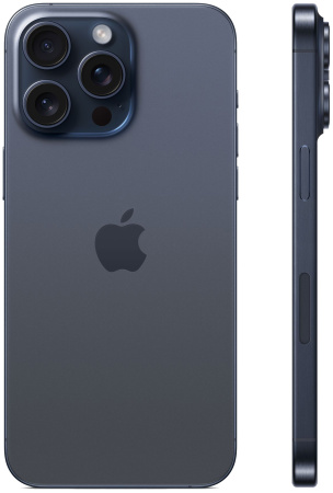 Смартфон Apple iPhone 15 Pro Max A3108 1Tb син.тит. 3G 4G 2Sim 6.7" OLED 1290x2796 iOS 17 48Mpix 802