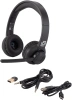 Наушники с микрофоном Оклик HS-M310 черный 1.5м накладные BT оголовье (1978706)