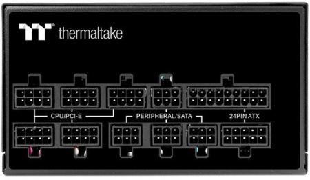 Блок питания Thermaltake ATX 1200W Toughpower GF1 ARGB 80+ gold 24+2x(4+4) pin APFC 140mm fan color LED 12xSATA Cab Manag RTL