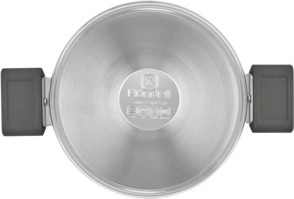 Кастрюля Rondell Quadro RDS-1596 3.1л. d=20см (с крышкой) стальной