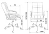 Кресло руководителя Бюрократ CH-823AXSN черный эко.кожа крестов. металл черный