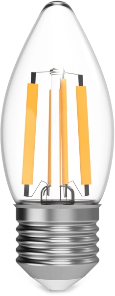 Лампа филам. Gauss Filament 7Вт цок.:E27 свеча 220B св.свеч.бел.теп. (упак.:10шт) (103802107)