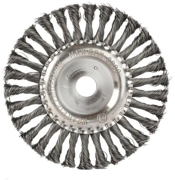 Щетка дисковая Patriot 813010013 d=180мм d(посад.)=22.23мм (угловые шлифмашины) (упак.:1шт)