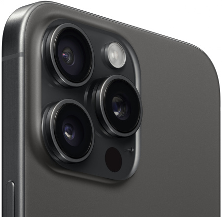 Смартфон Apple iPhone 15 Pro Max A3105 512Gb черн.тит. 3G 4G 1Sim 6.7" OLED 1290x2796 iOS 17 48Mpix