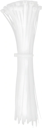 Хомут IEK UHH31-D036-200-100 200x3.6мм (упак:100шт) нейлон белый