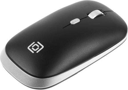 Мышь Оклик 599MWB черный оптическая (1600dpi) silent беспроводная BT/Radio USB для ноутбука (4but)