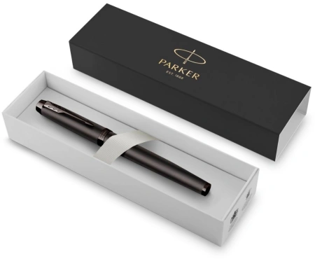 Ручка перьев. Parker IM Monochrome F328 (2172958) Bronze PVD F сталь нержавеющая подар.кор.