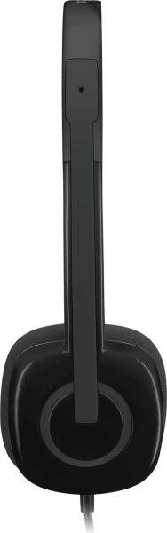 Наушники с микрофоном Logitech H151 черный 1.8м накладные (981-000590)