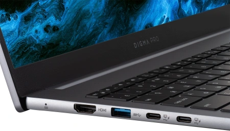 Ноутбук Digma Pro Pactos i3 1215U/8Gb/SSD256Gb/16"/IPS/FHD/W11Pro/dk.grey/6060mAh