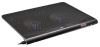 Подставка для ноутбука Buro BU-LCP170-B214 17"398x300x29мм 2xUSB 2x 140ммFAN 926г металлическая сетка/пластик черный