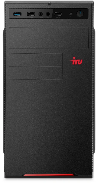 ПК IRU Home 310H6SE MT PG G7400 (3.7) 8Gb SSD256Gb UHDG 710 FreeDOS GbitEth 400W черный (2079980)
