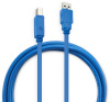 Кабель Buro USB3.0-AM/BM USB A(m) USB B(m) 1.8м синий