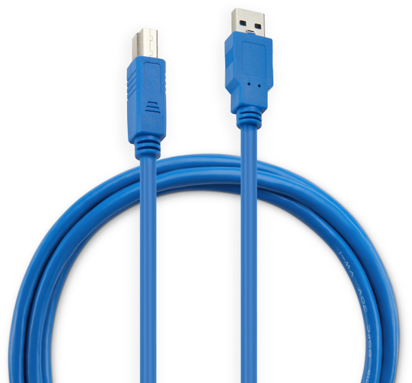 Кабель Buro USB3.0-AM/BM USB A(m) USB B(m) 1.8м синий