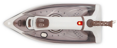 Утюг Maxwell MW-3047 2400Вт белый/коричневый