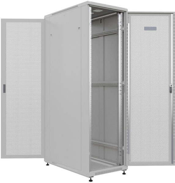 Шкаф серверный NTSS Премиум (NTSS-R22U60100PD/PD) напольный 22U 600x1000мм пер.дв.перфор. задн.дв.пе
