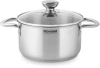 Кастрюля Rondell Merkur RDS-1224 5.1л. d=24см (с крышкой) стальной