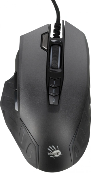 Мышь A4Tech Bloody J95s серый оптическая (8000dpi) USB3.0 (9but)