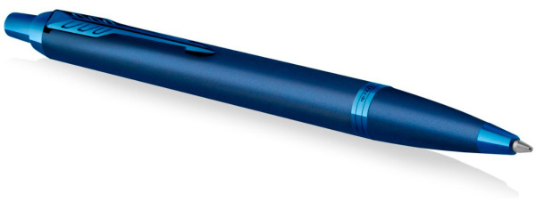 Ручка шариков. Parker IM Monochrome K328 (CW2172966) Blue PVD M син. черн. подар.кор.