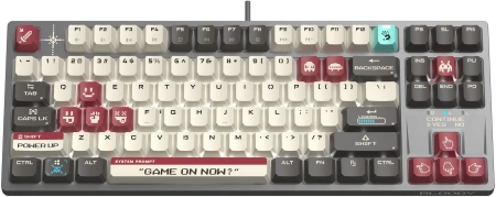 Клавиатура A4Tech Bloody S87 Pixels Red механическая серый/белый USB Multimedia for gamer LED (S87 PIXELS)