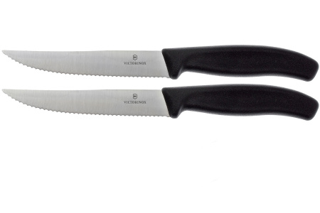 Набор ножей кухон. Victorinox Swiss Classic (6.7933.12B) компл.:2шт черный блистер