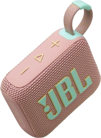 Колонка порт. JBL GO 4 розовый 4.2W 1.0 BT 850mAh (JBLGO4PINK)