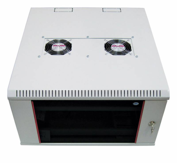 Шкаф коммутационный ЦМО (ШРН-М-12.650) настенный 12U 600x650мм пер.дв.стекл 50кг серый 581мм 25.1кг 180град. 610мм