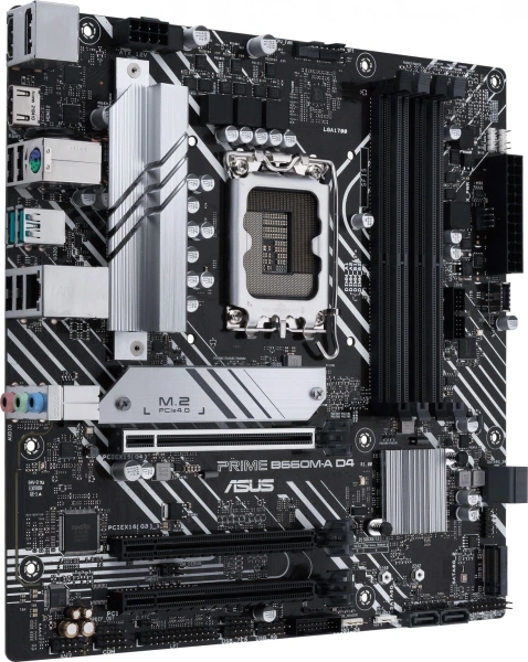 Материнская плата Asus PRIME B660M-A D4-CSM Soc-1700 Intel B660 4xDDR4 mATX AC`97 8ch(7.1) GbLAN RAI
