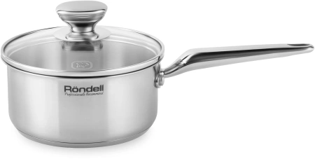 Ковш Rondell Merkur RDS-1222 1.3л. d=16см (с крышкой) стальной
