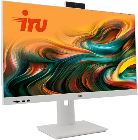 Моноблок IRU Strato 27" QHD i5 1235U (1.3) 16Gb SSD512Gb Iris Xe CR Windows 11 Professional GbitEth WiFi BT 65W Cam белый 2560x1440