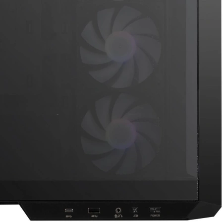 Корпус MSI MAG PANO M100R PZ черный без БП mATX 3x120mm 4x140mm 1xUSB3.1 audio CardReader AirDuct bott PSU