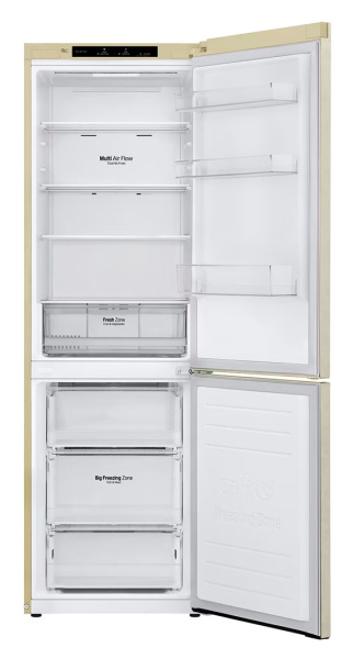Холодильник LG GC-B459SECL 2-хкамерн. бежевый инвертер