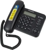 Телефон проводной Panasonic KX-TS2356RUB черный