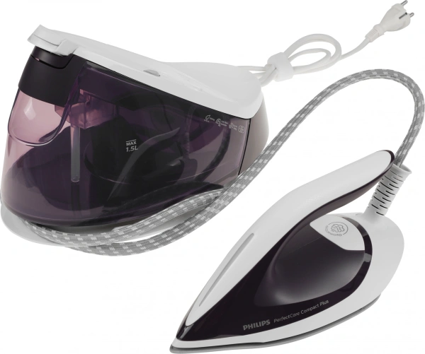 Парогенератор Philips GC7933/30 2400Вт фиолетовый/белый