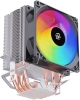 Устройство охлаждения(кулер) Оклик OG-CPC130FRGB-1 RGB Soc-AM4/1151/1200 черный 3-pin 18-23dB Al+Cu 130W 453gr Ret