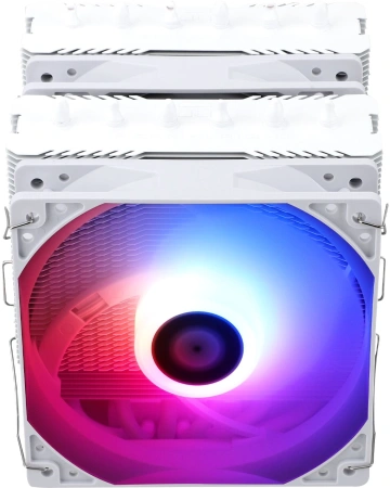 Устройство охлаждения(кулер) Thermalright Peerless Assassin 120 SE ARGB Soc-AM5/AM4/1200/1700/1851 белый 4-pin 25.6dB Al+Cu 730gr Ret (PA120-SE-WH-ARGB)