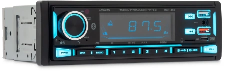 Автомагнитола Digma MCP-450 1DIN 2x45Вт 4