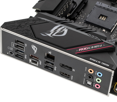 Материнская плата Asus ROG STRIX B550-F GAMING Soc-AM4 AMD B550 4xDDR4 ATX AC`97 8ch(7.1) 2.5Gg RAID+HDMI+DP