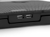 Подставка для ноутбука Buro BU-LCP150-B213 15"335x265x22мм 74.35дБ 1xUSB 2x 140ммFAN 480г металлическая сетка/пластик черный