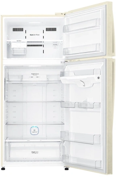 Холодильник LG GN-H702HEHL 2-хкамерн. бежевый глянц. линейный инверторный